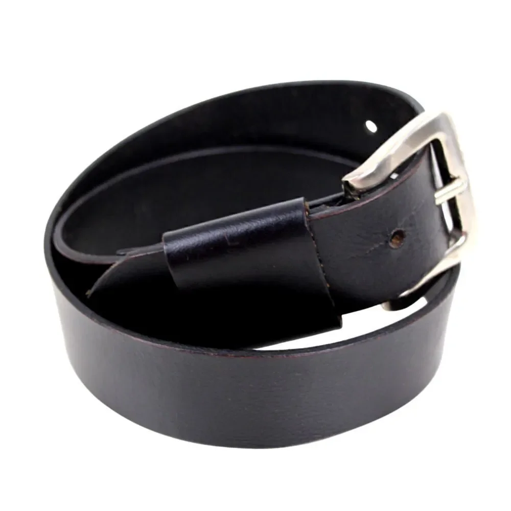SADDLE BLACK GENUINE LEATHER 1.5